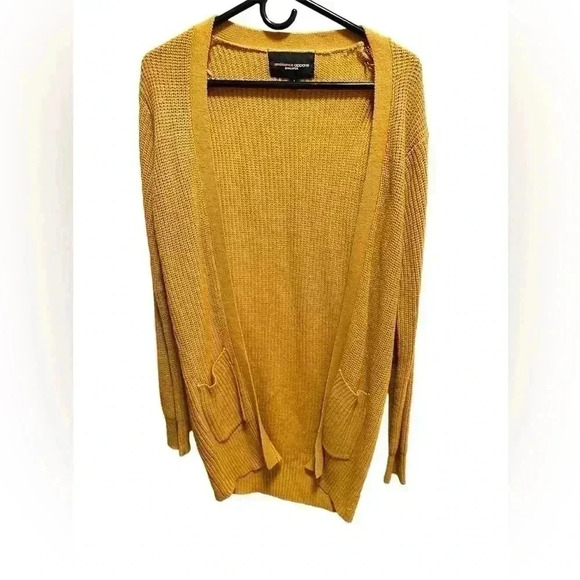 Ambiance Sweaters - Ambiance apparel mustard yellow gold cardigan